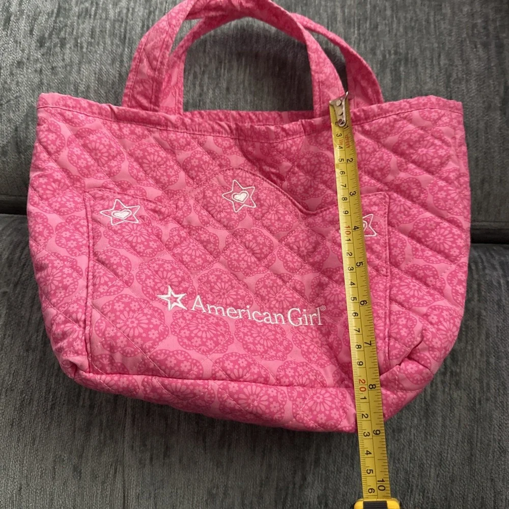 American Girl Bitty Baby Mommy's Pink Diaper Bag Doll Tote Bag